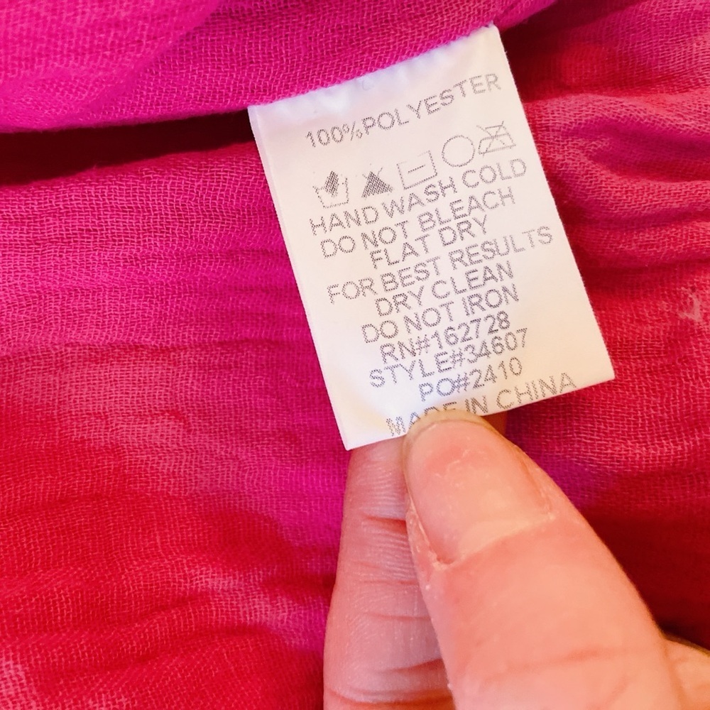 VOY Pink Quilted Bomber Jacket – Women’s Size Large - Picture 7 of 8